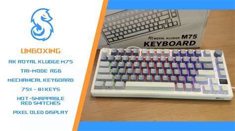 RK Royal Kludge M75 Unboxing, First Look, & Sound Test.